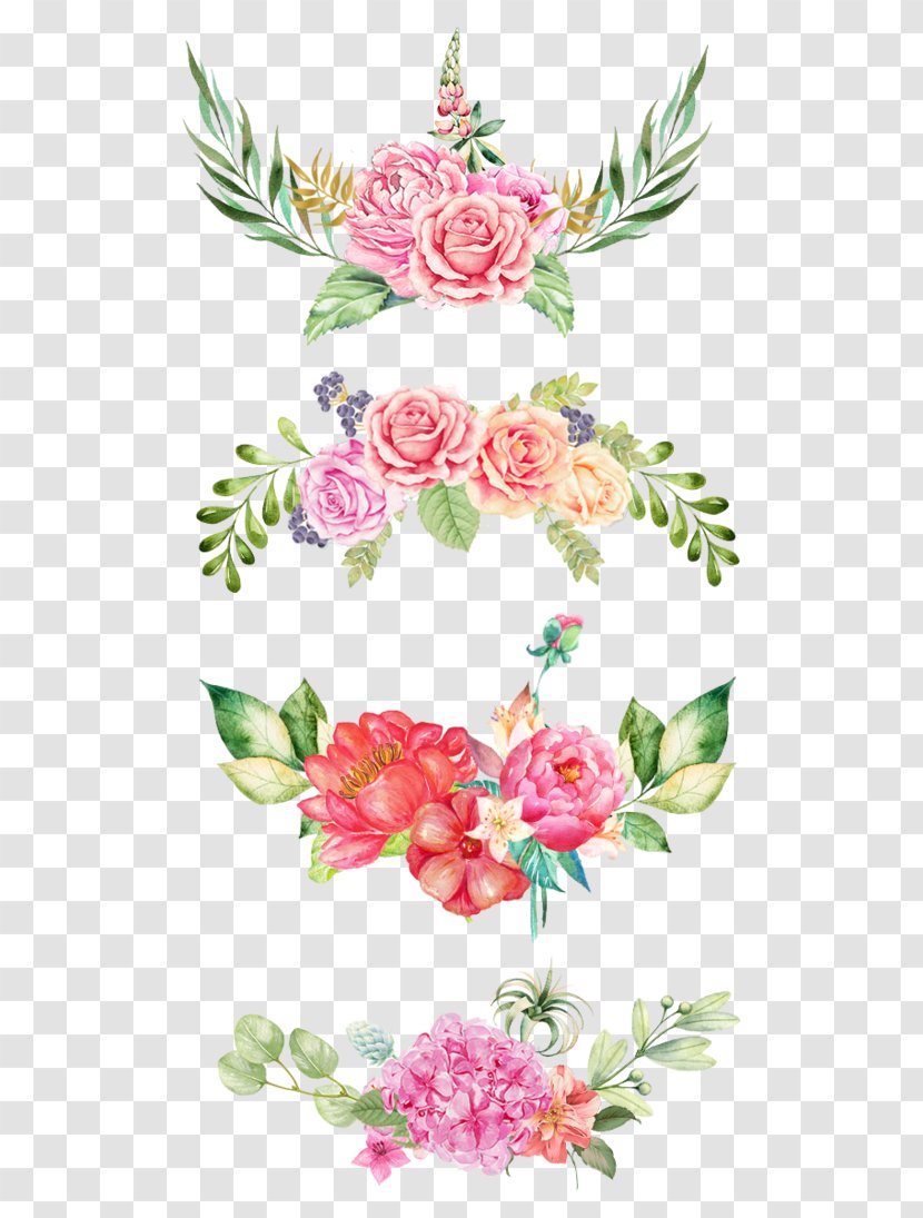 Clip Art Floral Bouquets Watercolor Painting Illustration - Peony - Flower Transparent PNG
