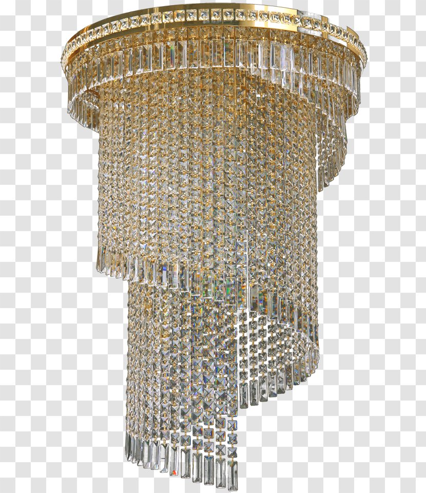 Chandelier Ceiling Light Fixture - Spiral Transparent PNG