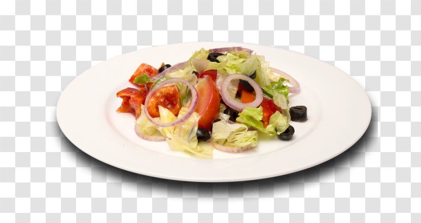 Greek Salad Pizza Chicken Vegetarian Cuisine - Dish Transparent PNG