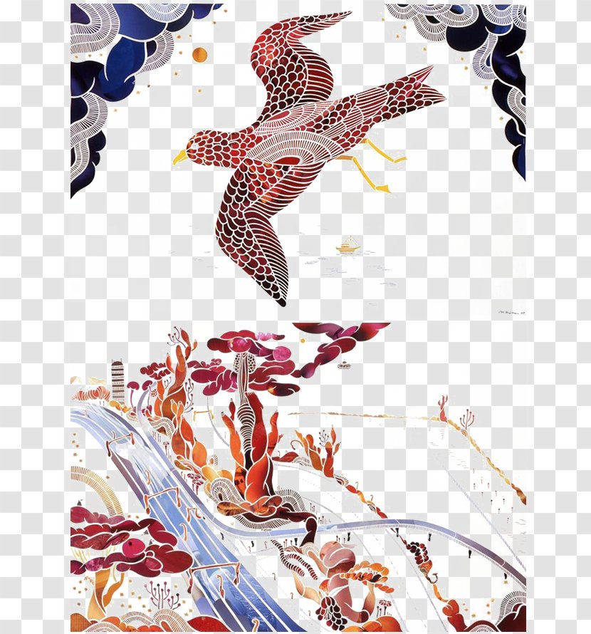 Decorative Painting Birds - Illustration - Artist Transparent PNG