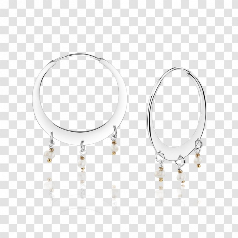 Earring Silver Body Jewellery Transparent PNG