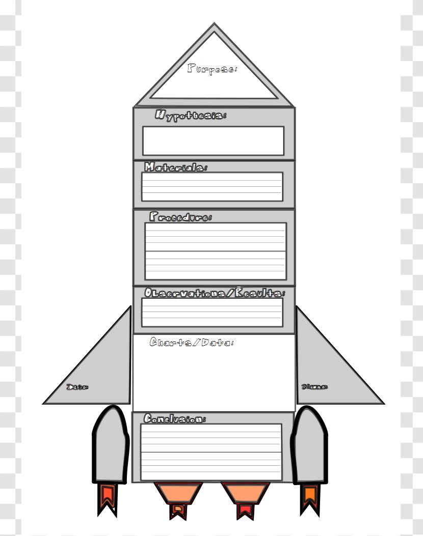 Template Laboratory Science Research Clip Art - Text - Rocket Ships Pictures Transparent PNG