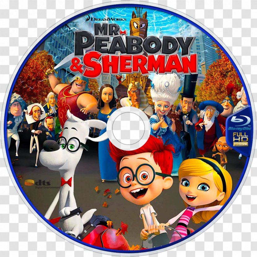 Mr. Peabody & Sherman Film Blu-ray Disc DreamWorks Animation - Bluray - MR. PEABODY & SHERMAN Transparent PNG