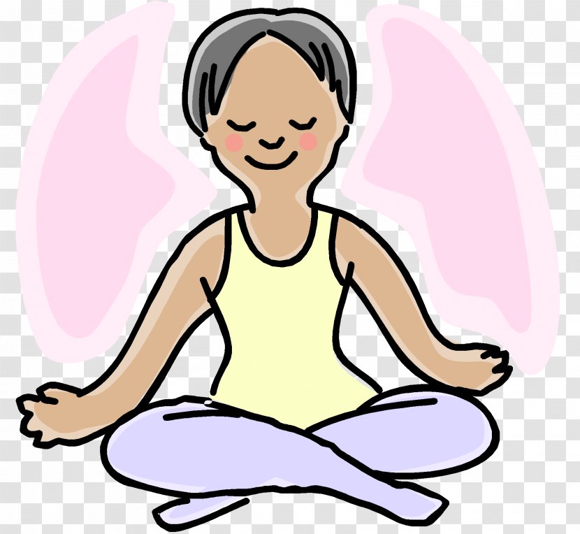 Yoga Child Mindfulness Clip Art - Frame - Cartoon Transparent PNG