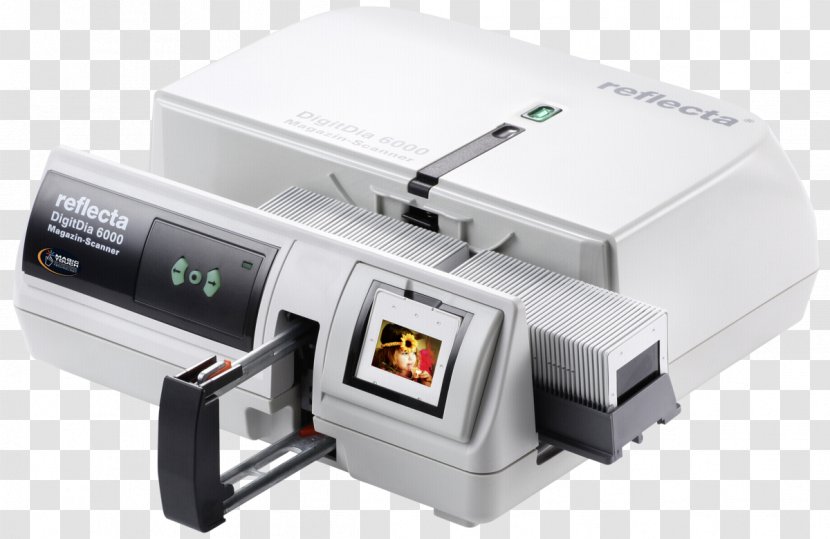 Photographic Film Scanner Reflecta DigitDia 6000 And Magazine Image Reversal - Hardware Transparent PNG