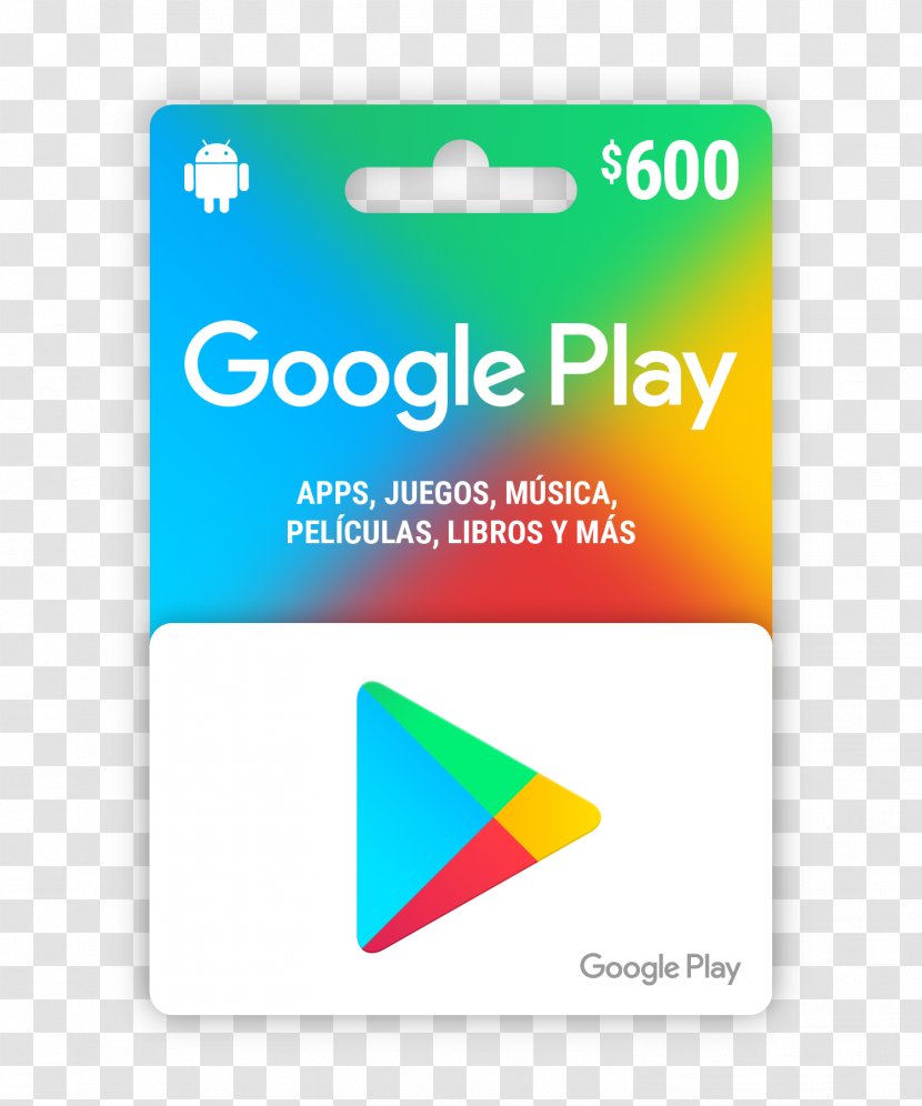 Google Play Gift Card Android Transparent PNG