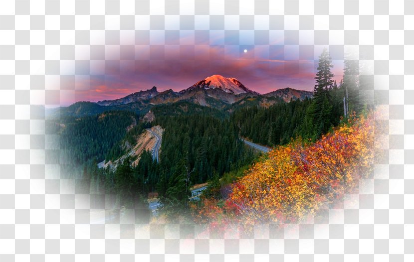 Mount Rainier Desktop Wallpaper Landscape Nature - Scenery - Environment Transparent PNG