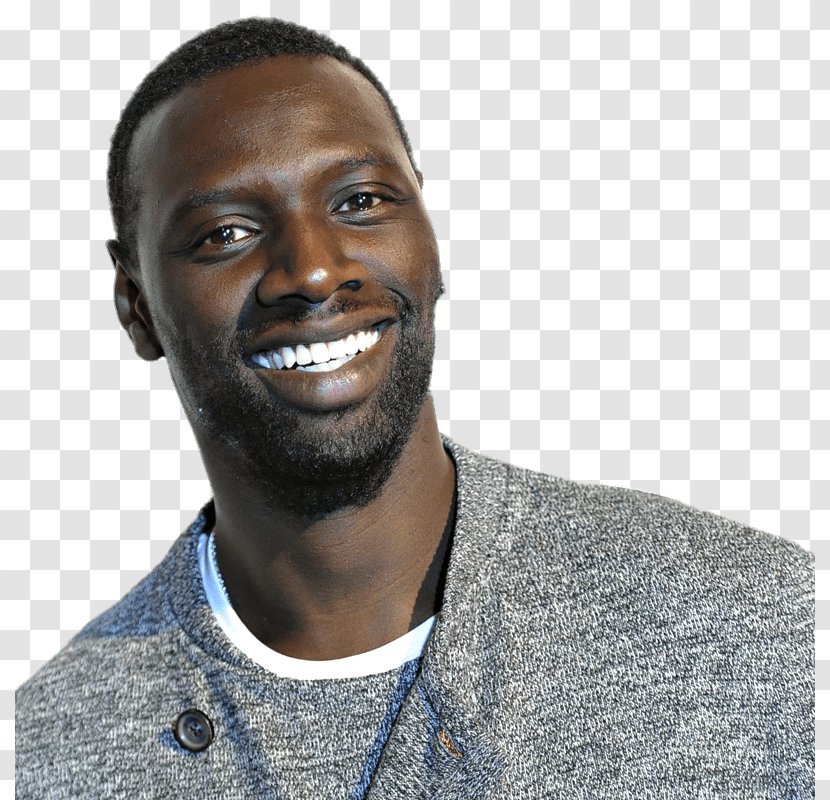 Omar Sy The Intouchables Actor Personnalité Préférée Des Français Comedian - Chin Transparent PNG