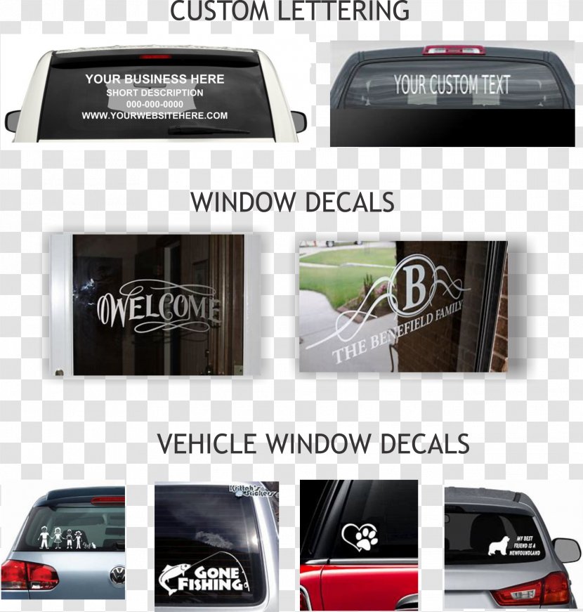 Bumper Decal Window Car Vehicle - Personalized Coupon Transparent PNG