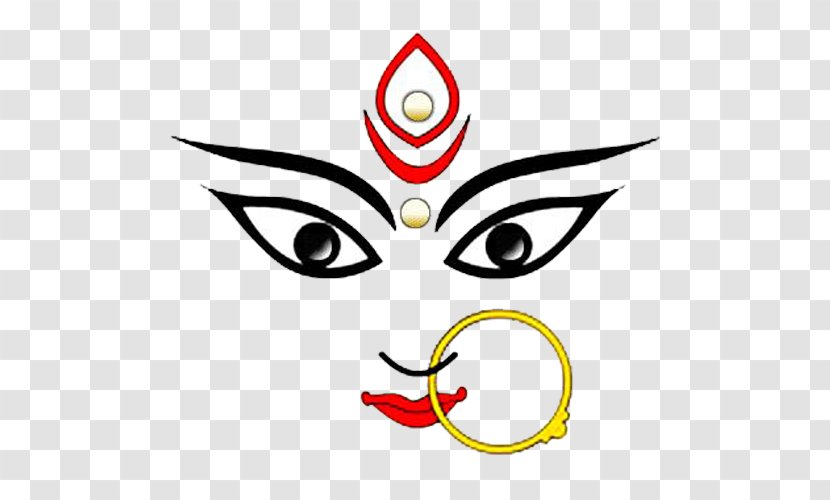 Durga Puja Image Clip Art - Cartoon - Hinduism Transparent PNG