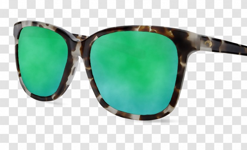 Glasses - Blue - Turquoise Teal Transparent PNG