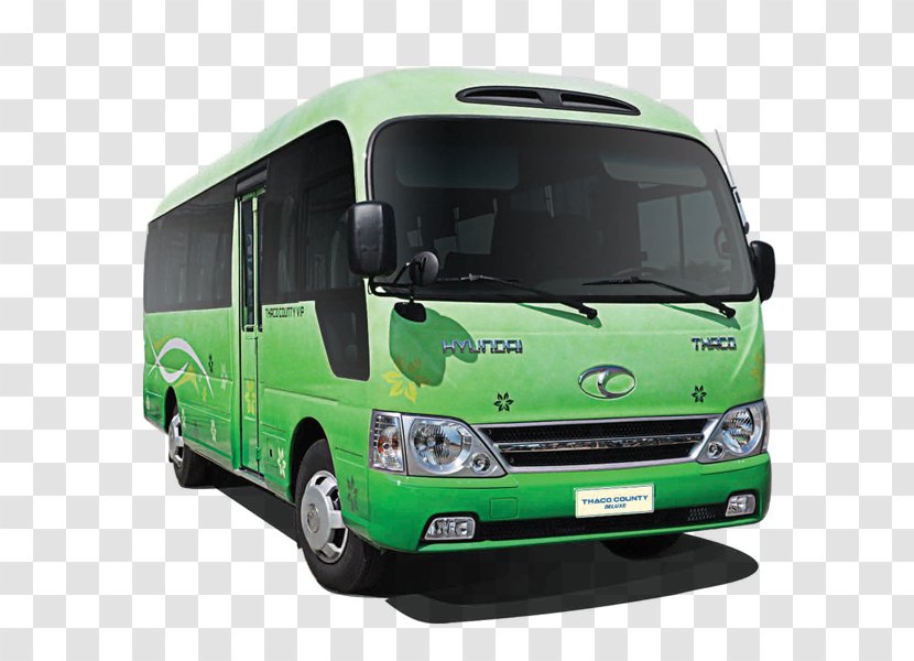 Minibus Hyundai County Car Truong Hai Auto Corporation - Bus Transparent PNG