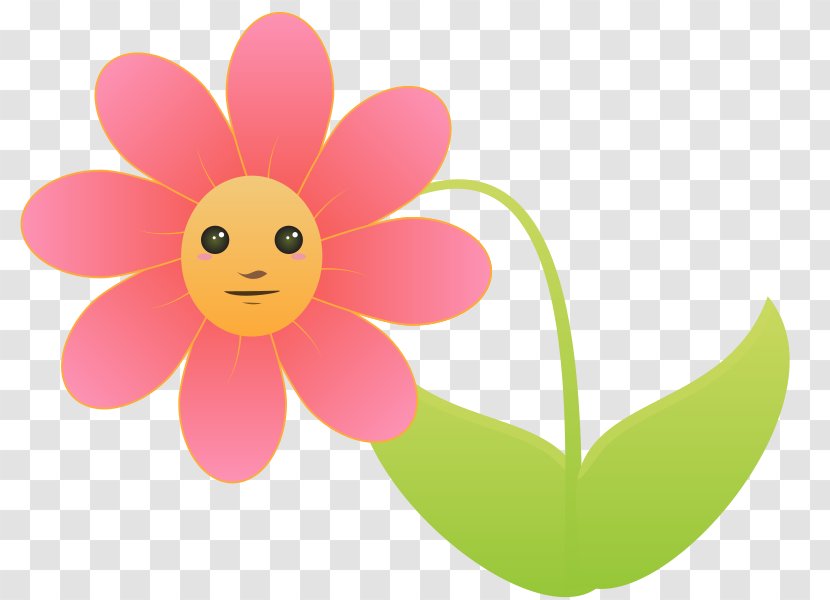 Smiley Face Flower Clip Art - Floral Design - Paddleboard Silhouette Cliparts Transparent PNG