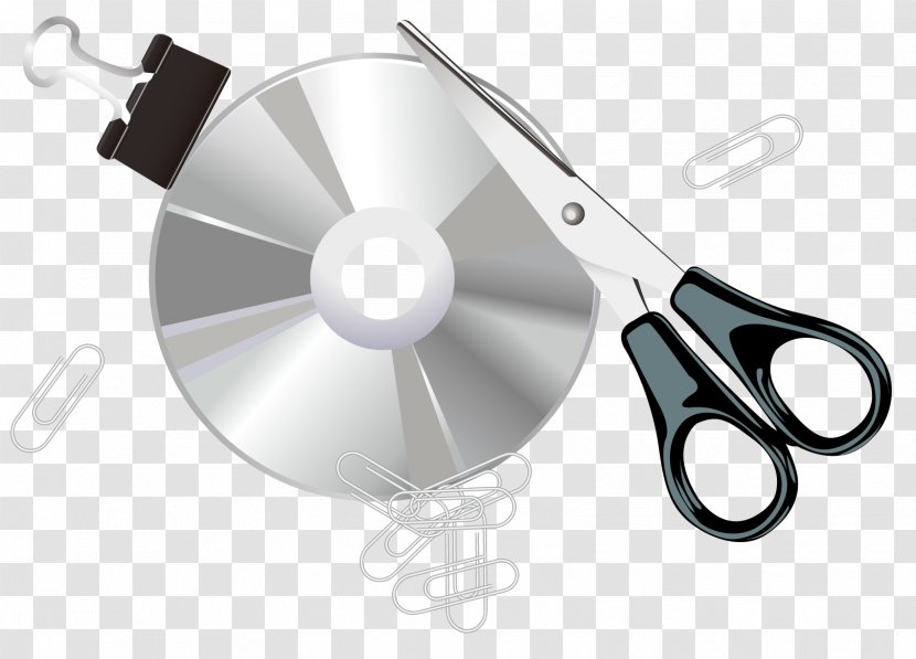 Paper Clip Scissors Allbiz - Technology - DVD Paperclip Transparent PNG