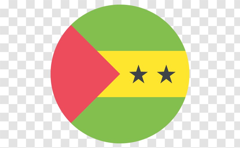 Flag Of São Tomé And Príncipe Emoji Transparent PNG