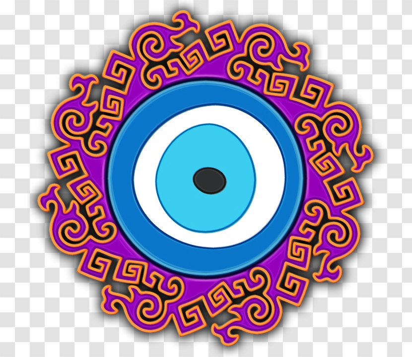 Eye Cartoon - Evil - Logo Wheel Transparent PNG