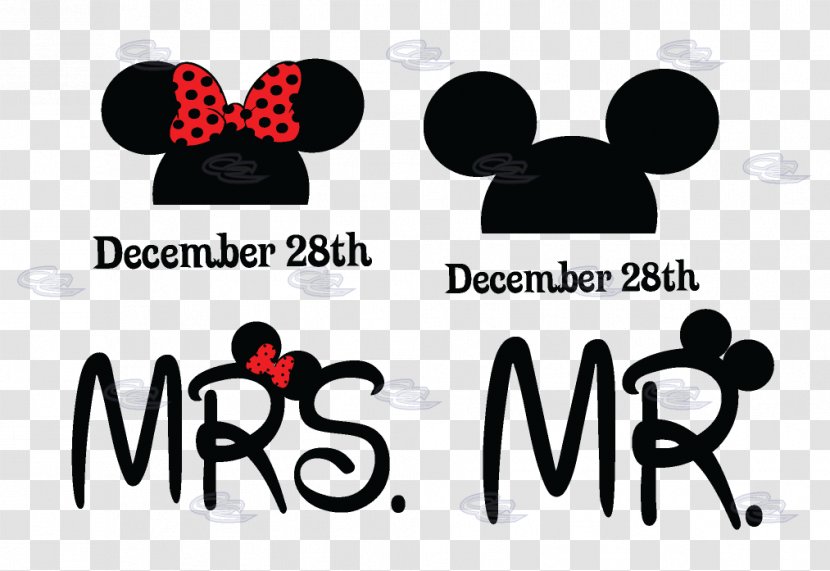 Minnie Mouse Mickey T-shirt The Walt Disney Company Mr. - Mrs Transparent PNG
