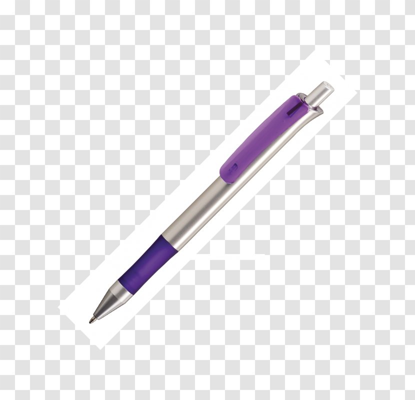 Ballpoint Pen Rollerball Gel Pens Ink - Purple And Silver Transparent PNG