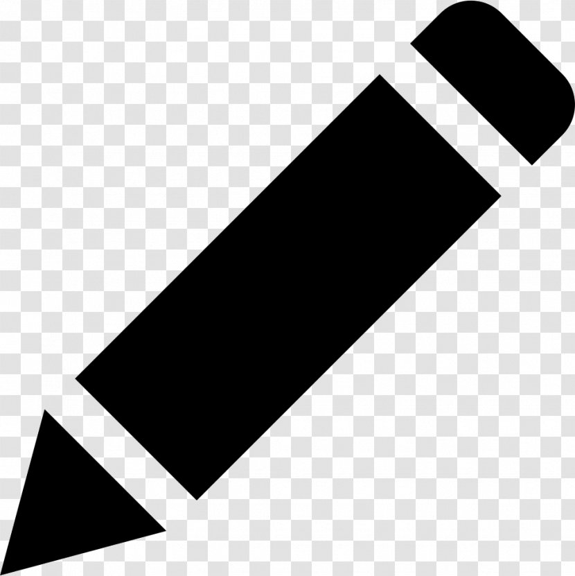 Pencil Quill - Black And White - Svg Transparent PNG