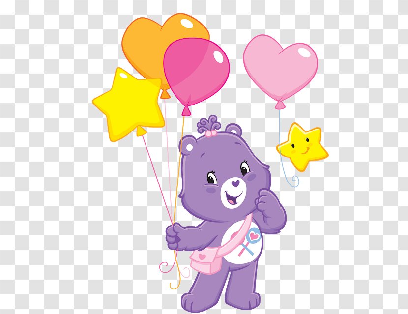 Care Bears Harmony Bear - Heart - Sweet Balloons Transparent PNG