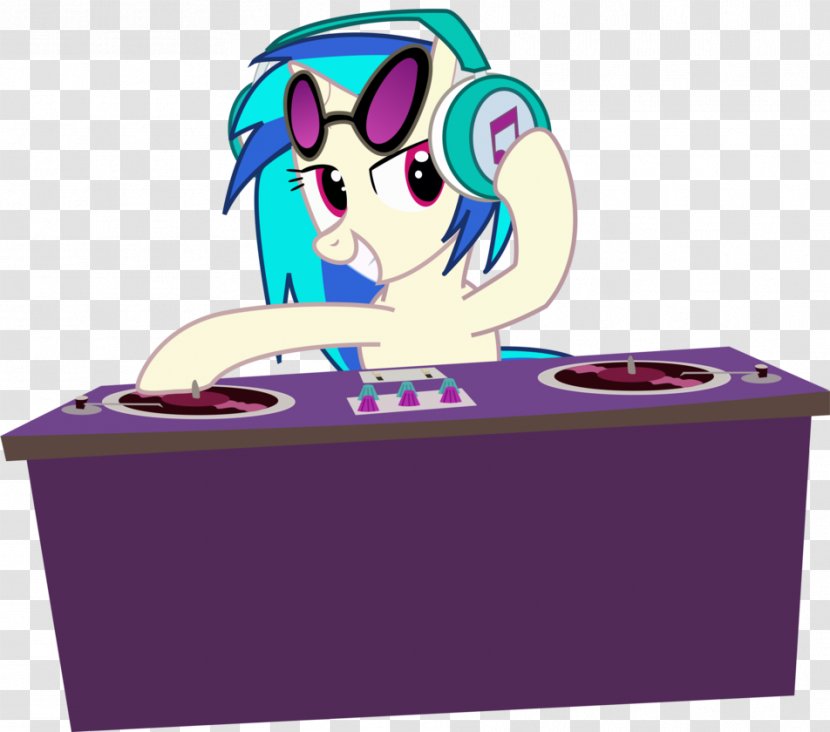 My Little Pony DJ Pon-3 Disc Jockey Equestria - Heart Transparent PNG