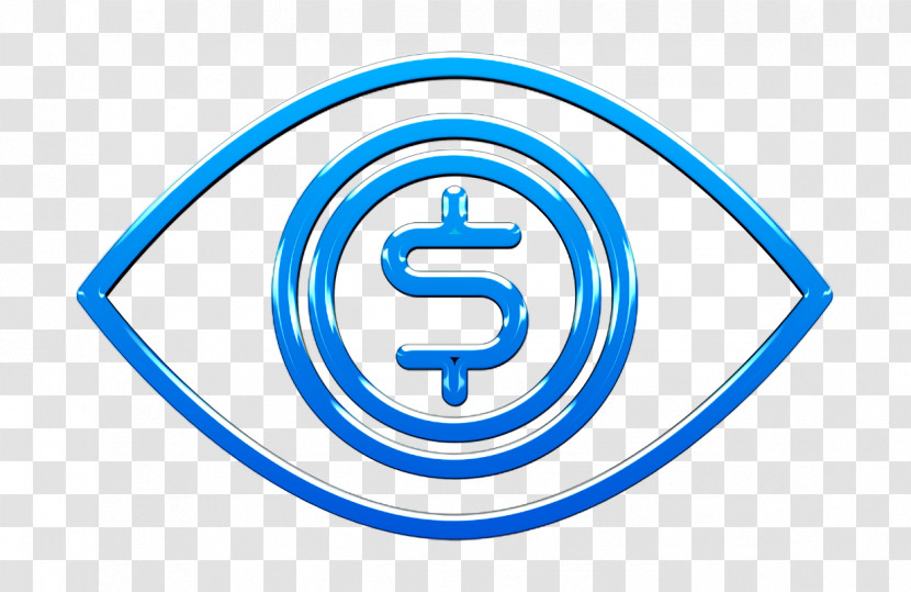 Startup New Business Icon Eye Icon Money Icon Transparent PNG