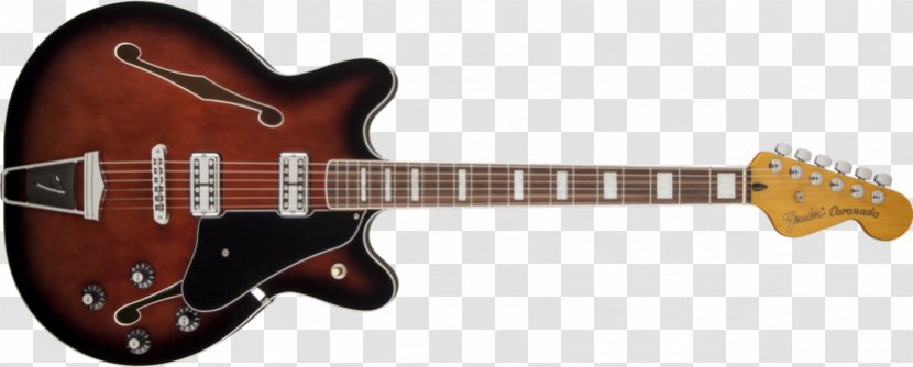 Fender Coronado Starcaster Musical Instruments Corporation Guitar - Accessory - Mustang Bass Transparent PNG