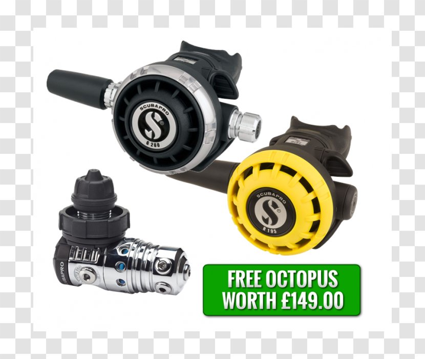 Scubapro Diving Regulators Underwater Scuba Set Equipment - Apnea - Dinfo Transparent PNG