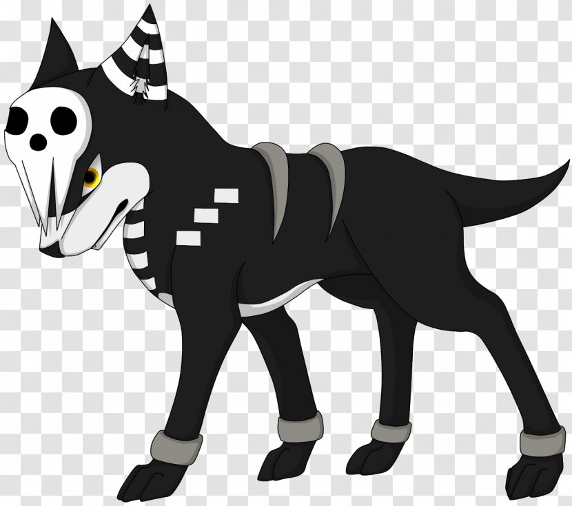 Cat Death The Kid Dog Houndour Soul Eater - Cartoon - Character Transparent PNG