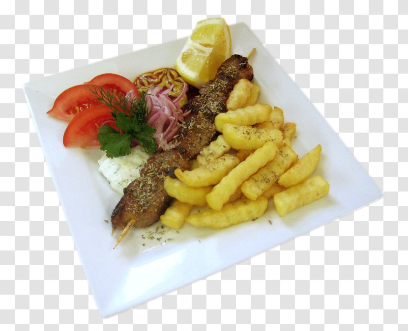 French Fries Full Breakfast Steak Frites Souvlaki Street Food - Dish - Junk Transparent PNG