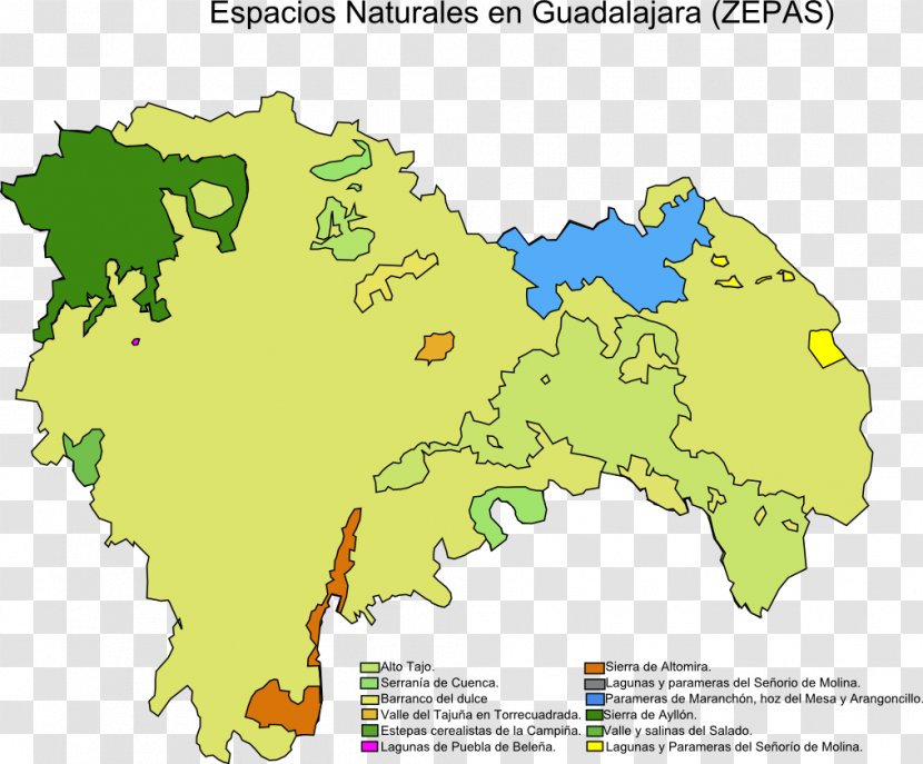Guadalajara Cabanillas Del Campo Azuqueca De Henares El Casar Province Of Seville - Provinces Spain - Map Transparent PNG