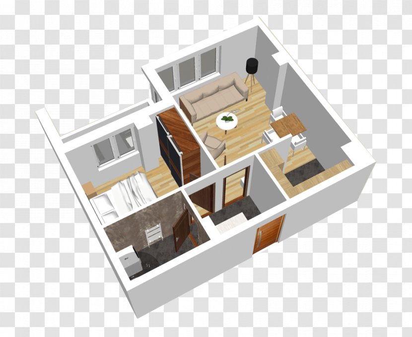 Apartment Business Bedroom Kitchen - Floor Transparent PNG