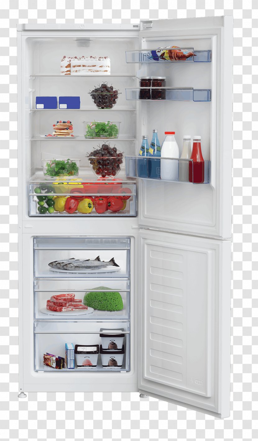 Refrigerator Beko CFP1675S Frost Free Fridge Freezer Auto-defrost Freezers - Home Appliance Transparent PNG