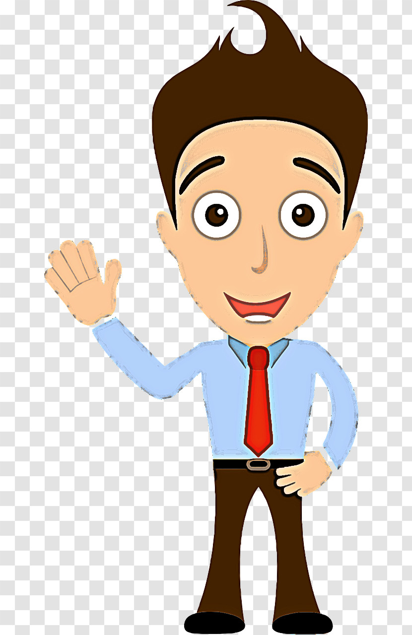 Cartoon Finger Gesture Okay Pleased Transparent PNG