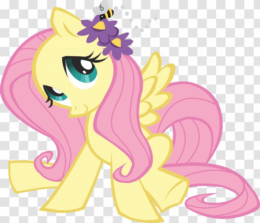 Fluttershy Pinkie Pie Pony Rarity Rainbow Dash - Cartoon - My Little Transparent PNG