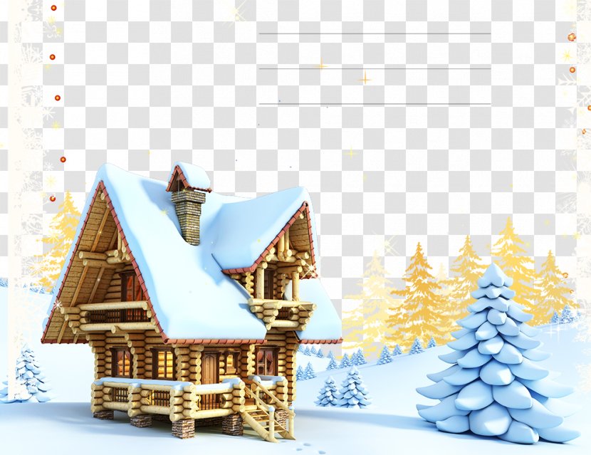 Santa Claus Gingerbread House Christmas New Years Day - Snow Transparent PNG