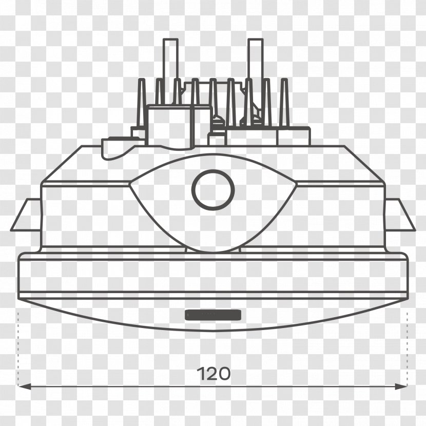 Line Art Drawing Naval Architecture - White - Design Transparent PNG