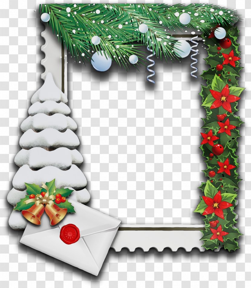 Christmas Decoration - Paint - Interior Design Picture Frame Transparent PNG