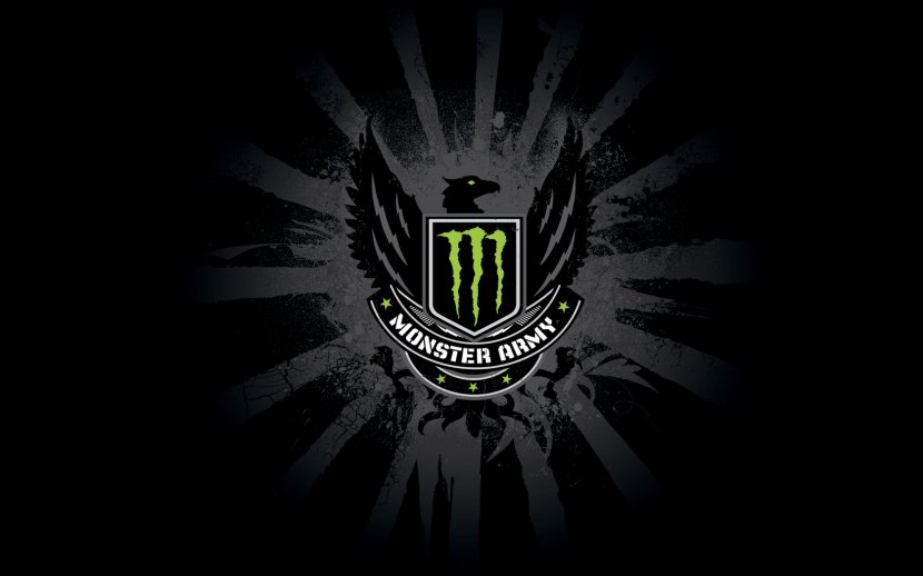 Monster Energy Drink SpeedArt Wallpaper - Logo Transparent PNG