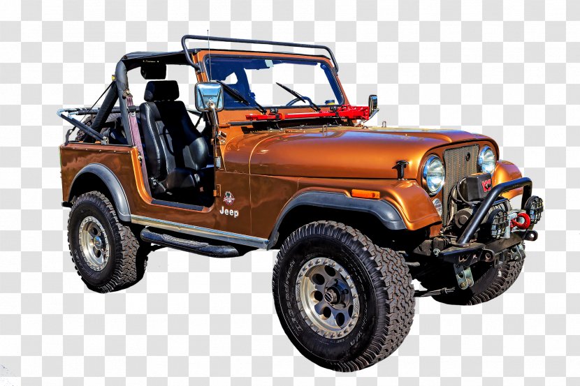Jeep CJ Car Chrysler Willys MB - Off Roading - Four-wheel Drive Off-road Vehicles Transparent PNG