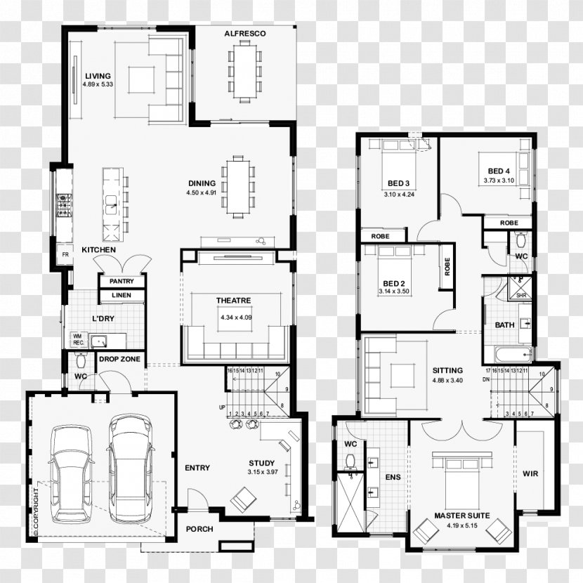 Floor Plan Square Pattern - Angle Transparent PNG