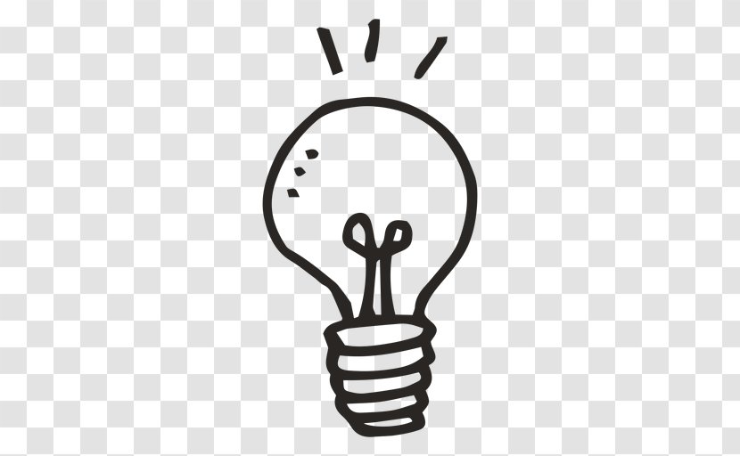 Incandescent Light Bulb Idea Clip Art - Area Transparent PNG