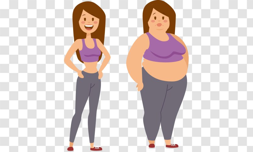 Fat Clip Art - Silhouette - Thin Body Transparent PNG