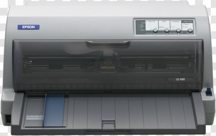 Dot Matrix Printing Printer Hewlett-Packard - Electronics Transparent PNG