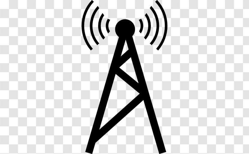 Cell Site Telecommunications Tower Mobile Phones Cellular Network - Radio Transparent PNG