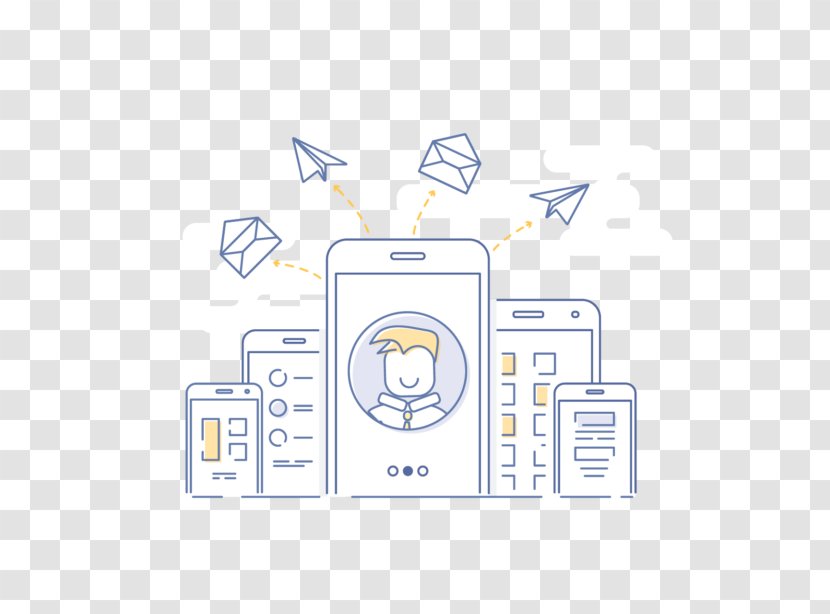 Vector Graphics Illustration Mobile Phones Message - Organization - Marketing Plan Cartoons Transparent PNG