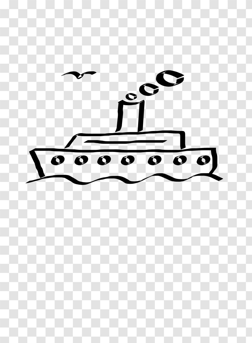 Drawn Boat Cartoon - Ship Black And White Clip Art - 550x378 PNG Download -  PNGkit