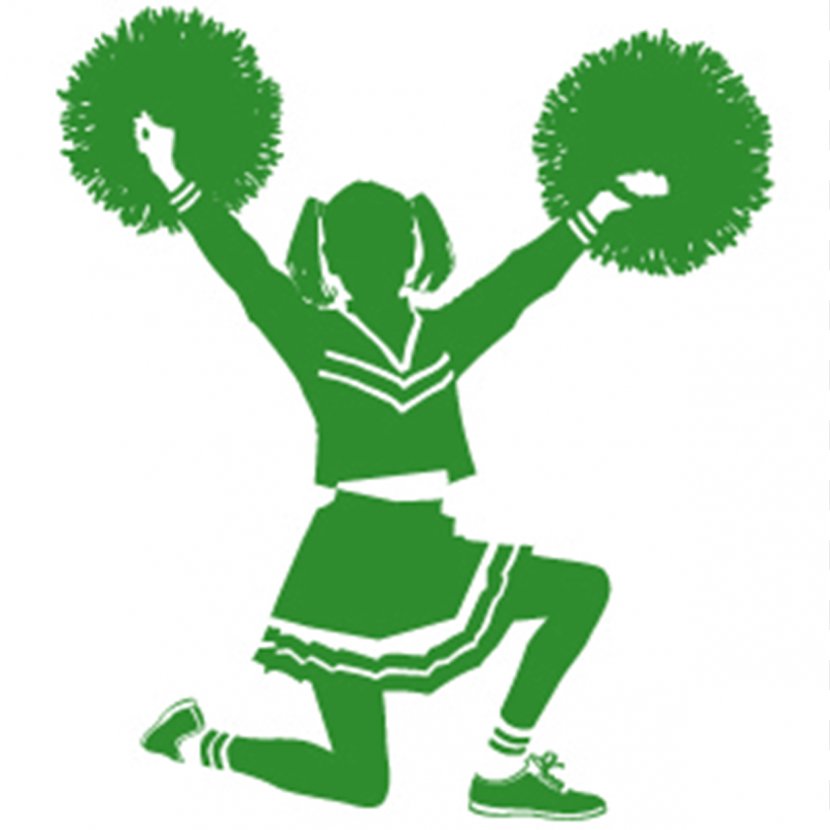 Cheerleading Tampa Catholic High School Stunt Clip Art - White - Cheerleader Transparent PNG