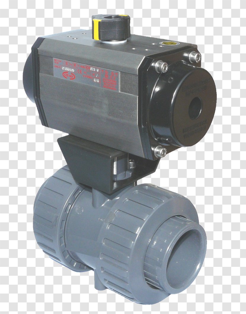 Ball Valve Actuator Air-operated Flange - Brass - Plastic Transparent PNG