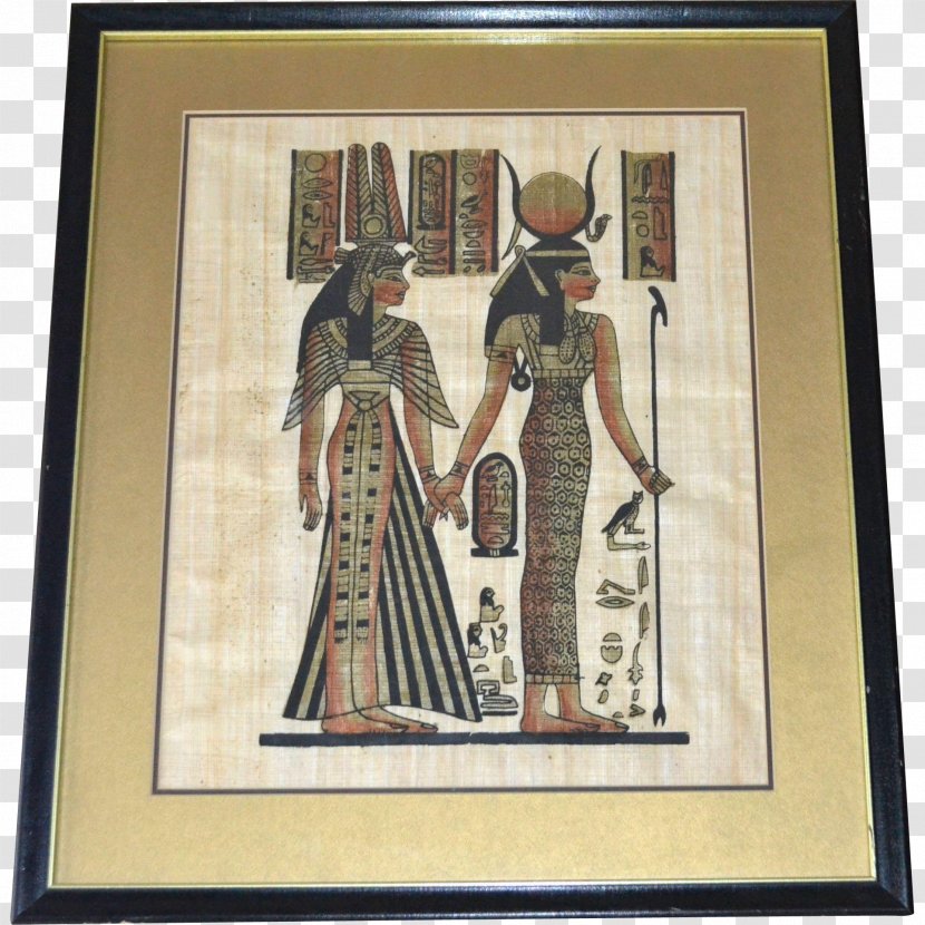 Ancient Egypt Art Picture Frames Papyrus Painting - Work Of - Egyptian Gods Transparent PNG
